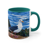 Bodega Bay Seagull #1 - Accent Coffee Mug, 11oz