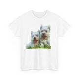 West Highland Terriers - Westies - Unisex Heavy Cotton Tee