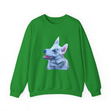 Norwegian Buhund Unisex 50/50 Crewneck Sweatshirt