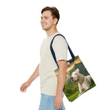 Dogo Argentino Tote Bag (AOP)