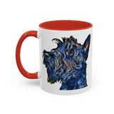 Schnauzer Ceramic Accent Coffee Mug, 2 sizes