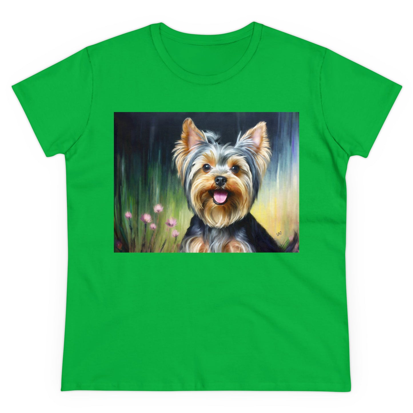 Yorkie #3 Women's Midweight Cotton Tee