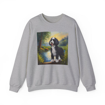Portuguese Water Dog 50/50 Crewneck Sweatshirt