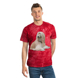 Afghan Hound Unisex Cotton Tie-Dye Tee