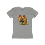Chow 'Chung' Women's Slim Fit Ringspun Cotton T-Shirt