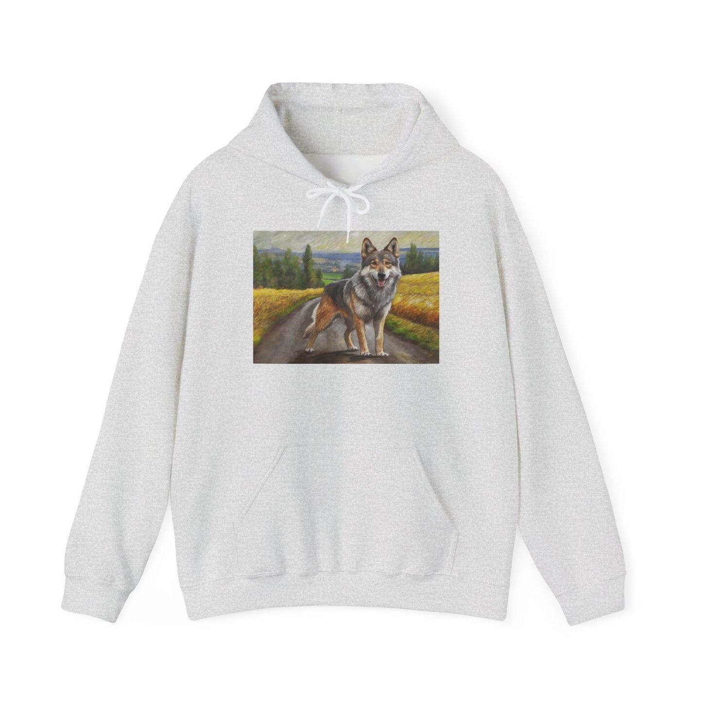 Czechoslovakian Vlcak Unisex 50/50 Hooded Sweatshirt