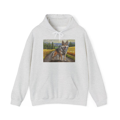 Czechoslovakian Vlcak Unisex 50/50 Hooded Sweatshirt