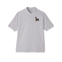 Black & Tan Shiba Inu  -  Men's Piqué Polo