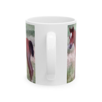 Horse 'Contata' Ceramic Mug 11oz