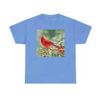 Winter Cardinal Classic Heavy Cotton Tee