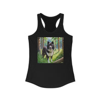 Karelian Bear Dog Women's Racerback Tank