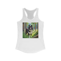 Karelian Bear Dog Women's Racerback Tank