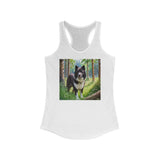 Karelian Bear Dog Women's Racerback Tank