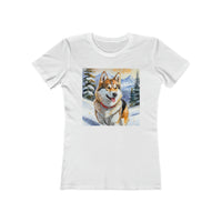 Chinook 'Sled Dog'  -  Women's Slim Fitted Ringspun Cotton Tee