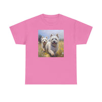 Cairn Terriers  -  Unisex Heavy Cotton Tee