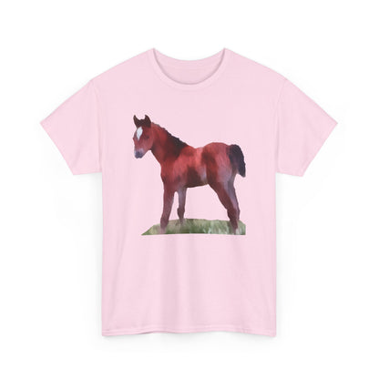 Horse 'Contata' Unisex Heavy Cotton Tee