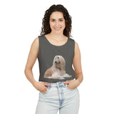 Afghan Hound Unisex  Relaxed Fit Ringspun Cotton Tank Top