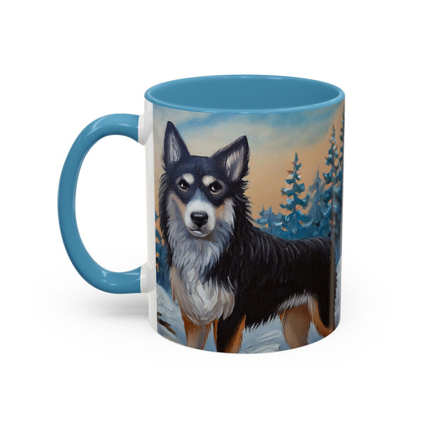 Lapponian Herder Ceramic Accent Coffee Mug - 2 SIzes