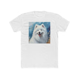 Samoyed Men's Fitted Cotton Crew Tee