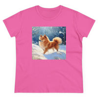 Finnish Spitz - Women's Midweight Cotton Tee