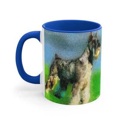 Standard Schnauzer Accent Coffee Mug, 11oz