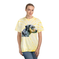 Catahoula 'Clancy' -  Unisex Tie-Dye Tee, Cyclone