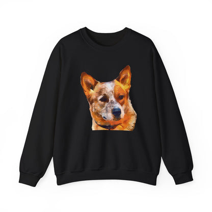 Snuggle Up in Style: Red Heeler - Australian Cattle Dog Unisex Crewneck Sweatshirt