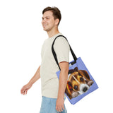 Beagle 'Daisy Mae' Tote Bag: Elegance Meets Playfulness
