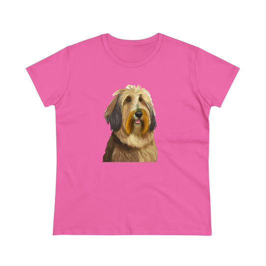 Charming Bergamasco Sheepdog Women's Midweight Cotton Tee