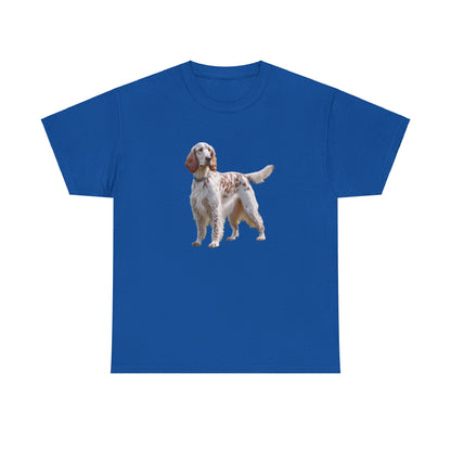 English Setter No 4 - Unisex Heavy Cotton Tee