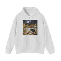 Night Cat Prowling Unisex 50/50 Hoodie