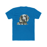 Weimaraner 'Greyson' Men's Cotton Crew Tee