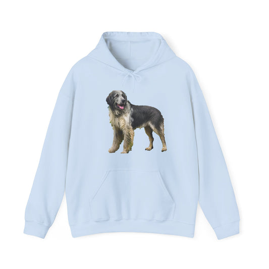 Romanian Mioritic Shepherd Dog Unisex 50/50 Hooded Sweatshirt