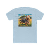 Australian Terrier Men's Fitted Cotton Crew Tee