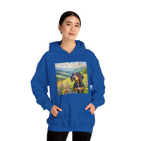 Black & Tan Coonhound Unisex 50/50 Hooded Sweatshirt