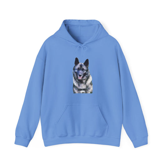 Norwegian Elkhound Unisex 50/50 Hoodie: Cozy Companion