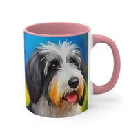 Polish Lowland Sheepdog Accent Coffee Mug, 11oz