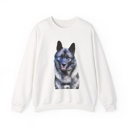 Norwegian Elkhound - Unisex 50/50 Crewneck Sweatshirt