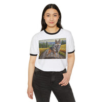 Czechoslovakian Vlciak Wolfdog Classic Cotton Ringer T-Shirt