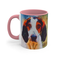 Treeing Walker Coonhound Accent Coffee Mug, 11oz