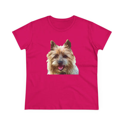 Cairn Terrier 'Toto' Women's Midweight Cotton Tee