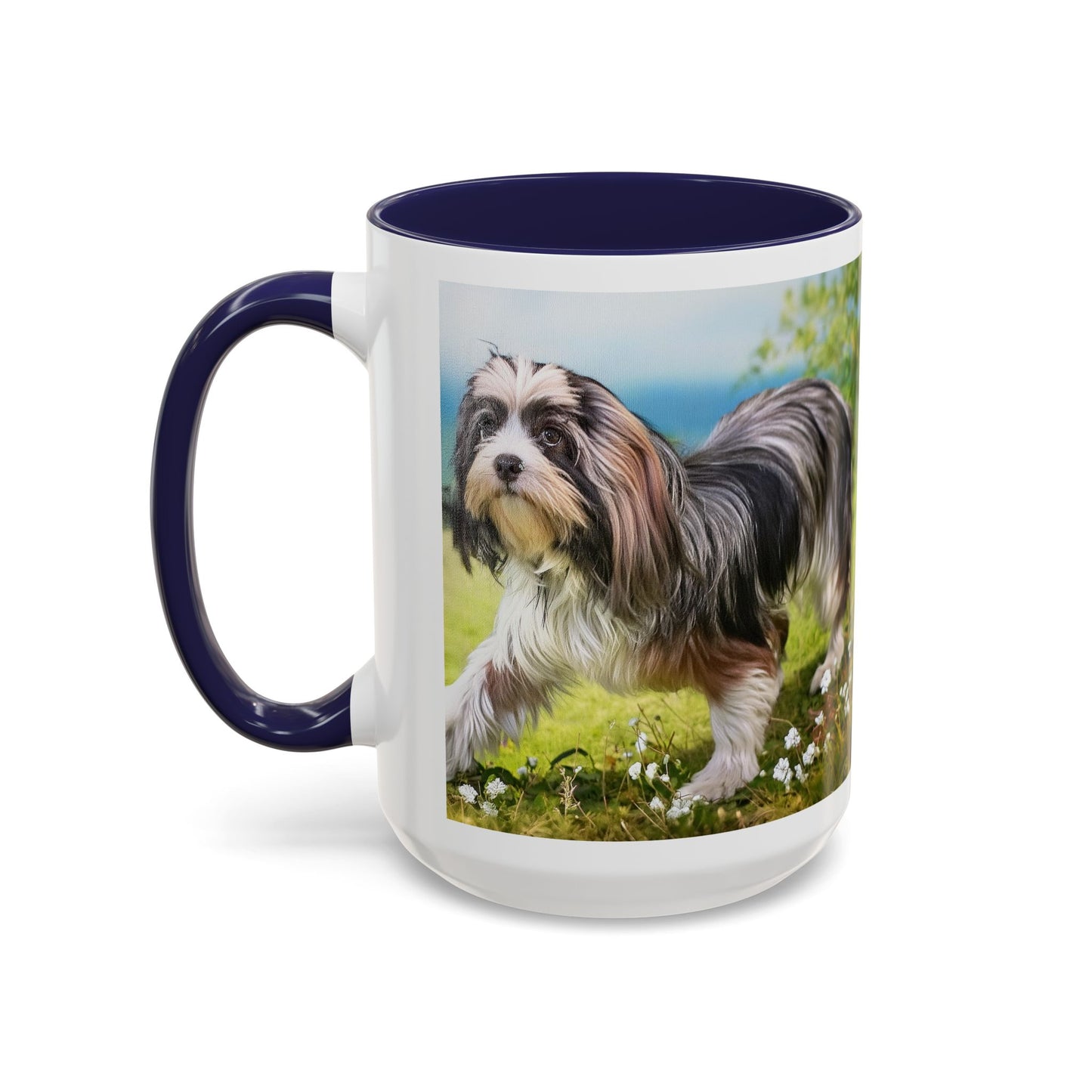 Luxurious Lowchen Ceramic Accent Mug - Two Sizes Available