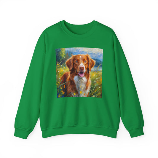 Nova Scotia Duck Tolling Retriever 'Dixie' 50/50 Crewneck Sweatshirt