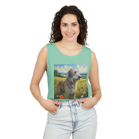 Irish Wolfhound Unisex Relaxed Fit Garment-Dyed Tank Top