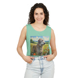 Irish Wolfhound Unisex Relaxed Fit Garment-Dyed Tank Top