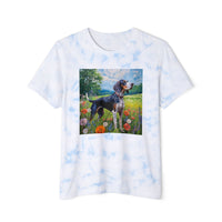 Bluetick Coonhound Unisex Tie-Dyed T-Shirt