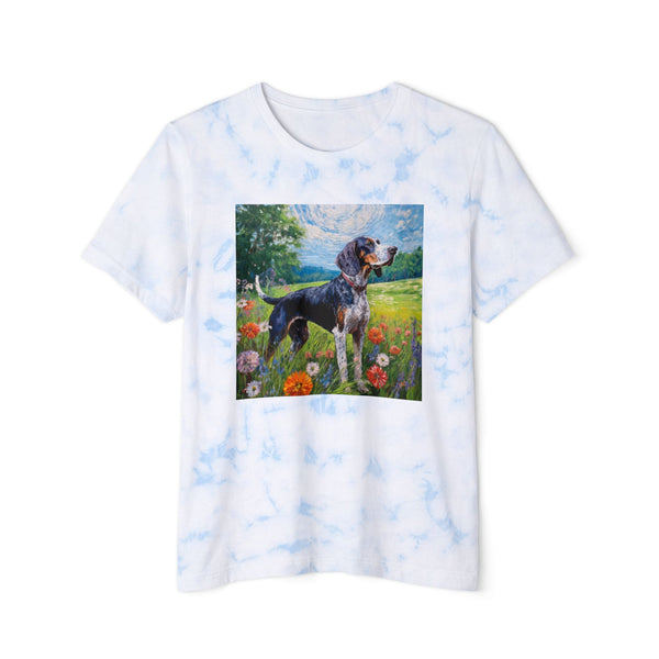Bluetick Coonhound Unisex Tie-Dyed T-Shirt