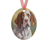 Bracco Italiano 'Italian Pointer' Metal Ornaments