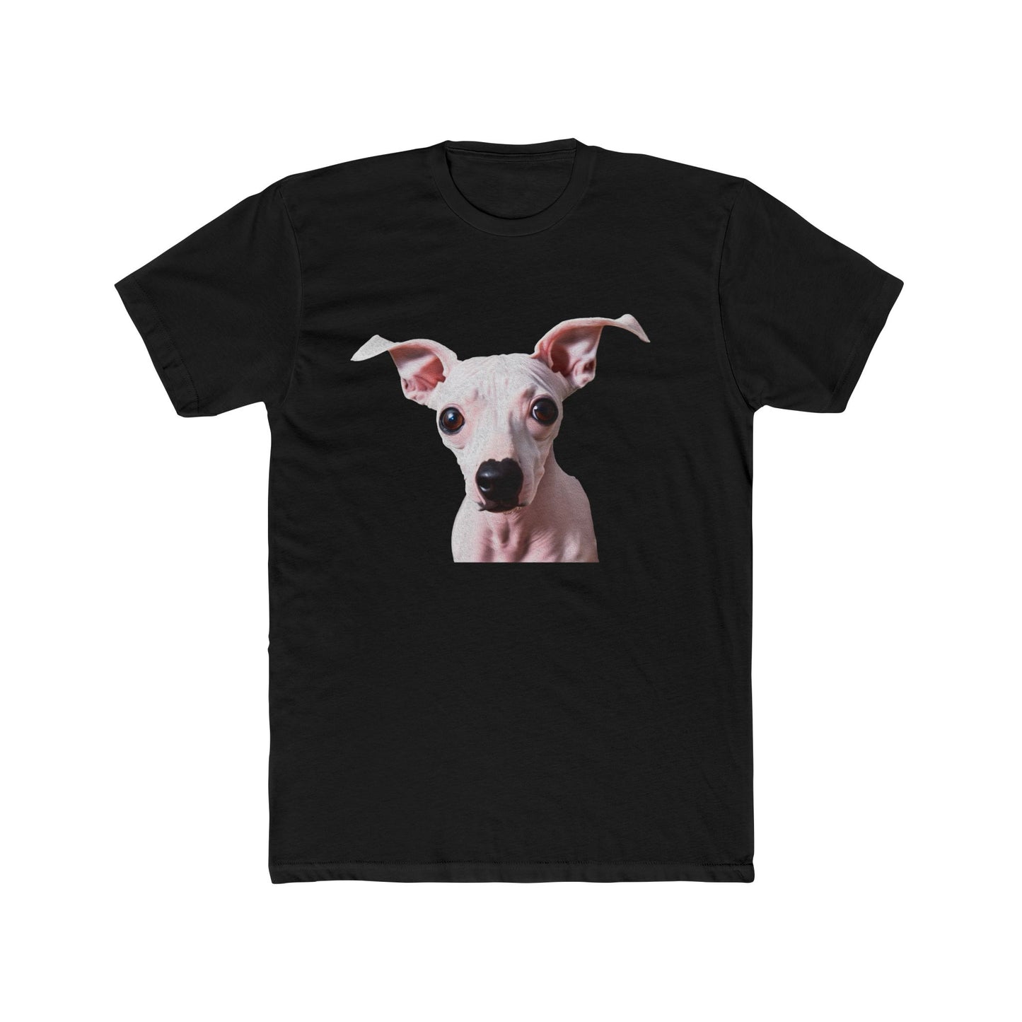 American Hairless Terrier Men's Fitted Cotton Crew Tee