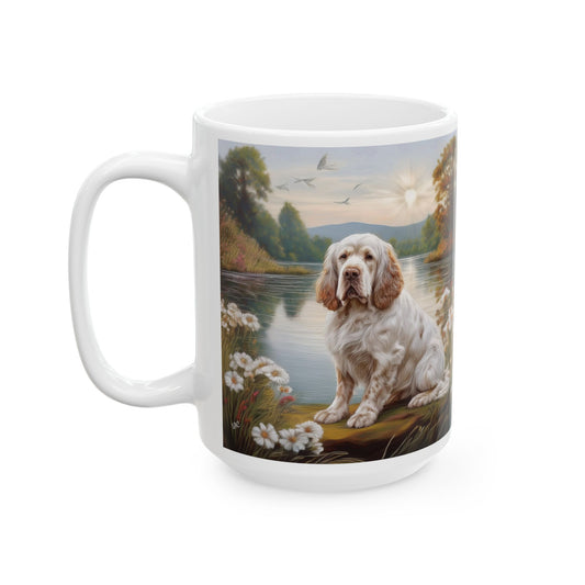 Clumber Spaniel Ceramic Mug - The Perfect Brew Companion